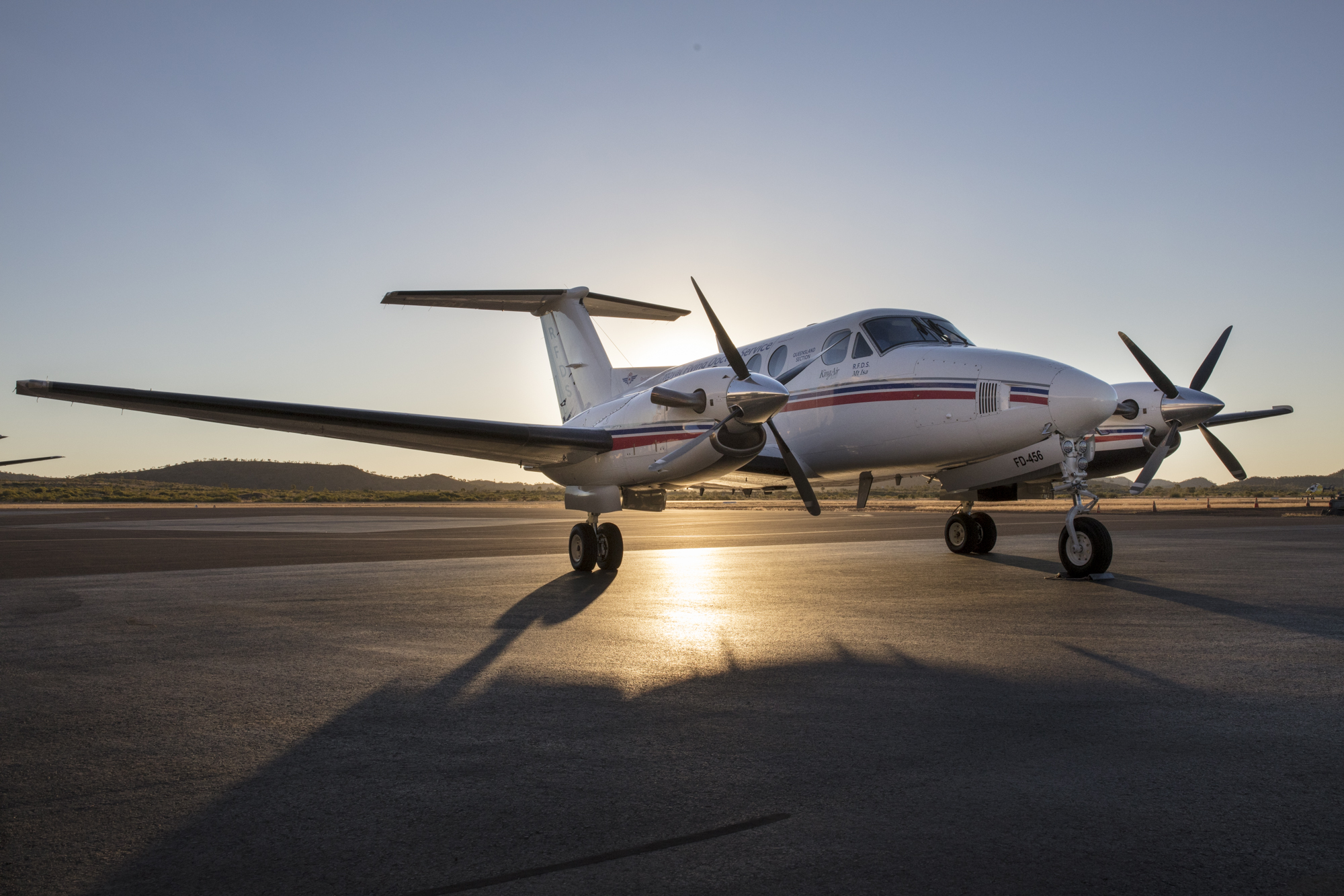 Beechcraft
King Air currently in RFDS (Queensland Section) service
