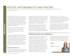 Access, Affordability, and Pricing