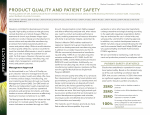 Product Quality and Patient Safety