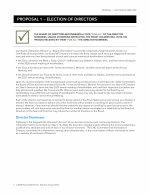 Proposal 1 - Election of Directors