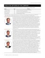 Executive Officers of the Company