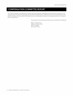 - Compensation Committee Report