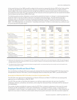 - Employee Benefit and Stock Plans