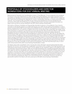 Proposals of Stockholders and Director Nominations for 2027 Annual Meeting