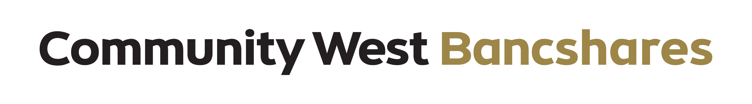 Community West Bancshares logo