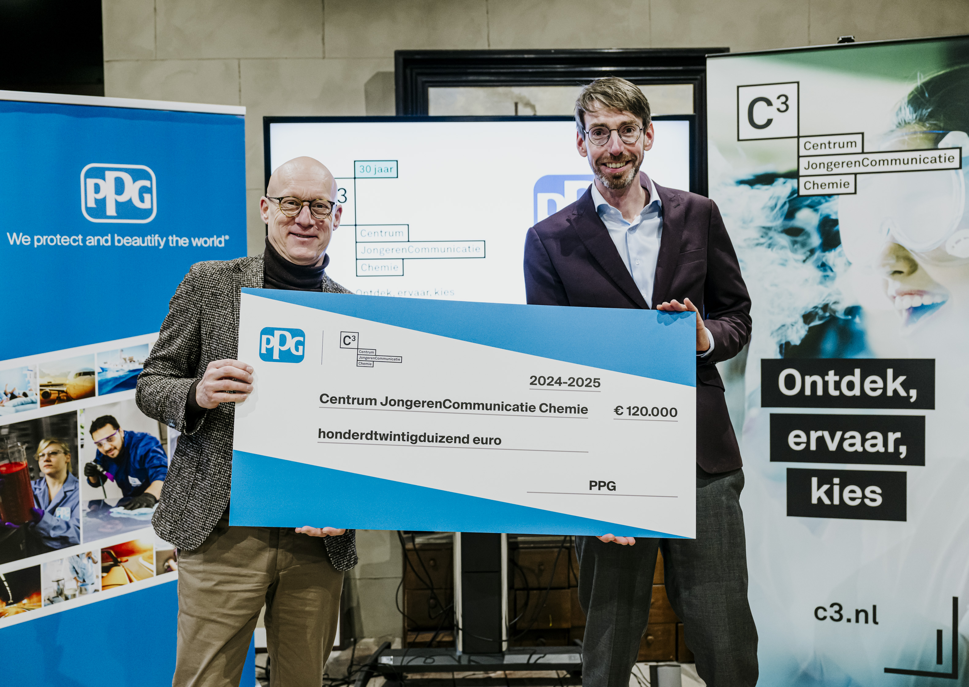 PPG has extended its partnership with Dutch education nonprofit Centrum JongerenCommunicatie Chemie (C3), which introduces children and young people to chemistry and life sciences.
