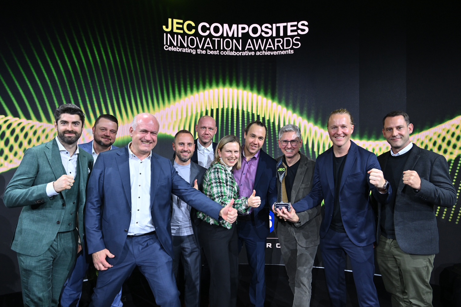 PPG, in partnership with BMW Group, BCOMP Ltd, SGL Technologies and Cobra Advanced Composites, has won a prestigious JEC Innovation Award for a natural fiber substrate