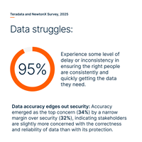 Teradata and NewtonX Survey, 2025