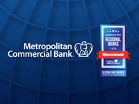 Metropolitan Commercial Bank - Newsweek’s America’s Best Regional Banks and Credit Unions 2025 (Graphic: Business Wire)