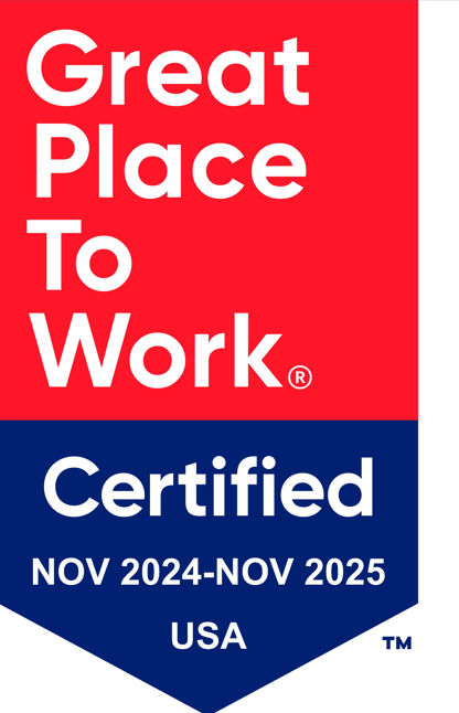 Great Place to Work Certified Nov 2024 - Nov 2025 USA