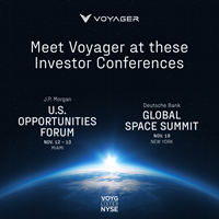 Multimedia JPG file for Voyager Announces Participation in Key Investor Conferences