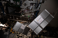 Space Tango and LambdaVision CubeLabs on the International Space Station, containing optimized and automated hardware for layer-by-layer deposition development of LambdaVision’s artificial retina in microgravity. LambdaVision will extend its research and production activities to Starlab as they advance toward space-based commercial manufacturing of protein-based artificial retinas.