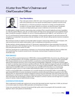 A Letter from Pfizer's Chairman and Chief Executive Officer