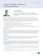 A Letter from Pfizer's Chairman & Chief Executive Officer