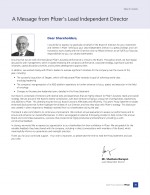 A Message from Pfizer's Lead Independent Director