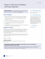 Notice of 2024 Annual Meeting and Proxy Statement