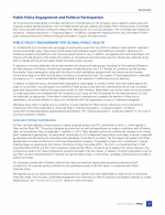 Public Policy Engagement and Political Participation
