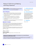 Notice of 2024 Annual Meeting and Proxy Statement
