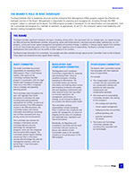 The Board's Role in Risk Oversight
