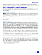 Item 8 - Publish a Report on Corporate Contributions