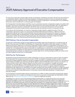 2024 Advisory Vote on Executive Compensation